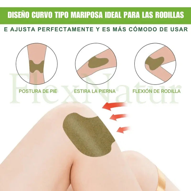 Parches herbales para rodillas FlexNatur™